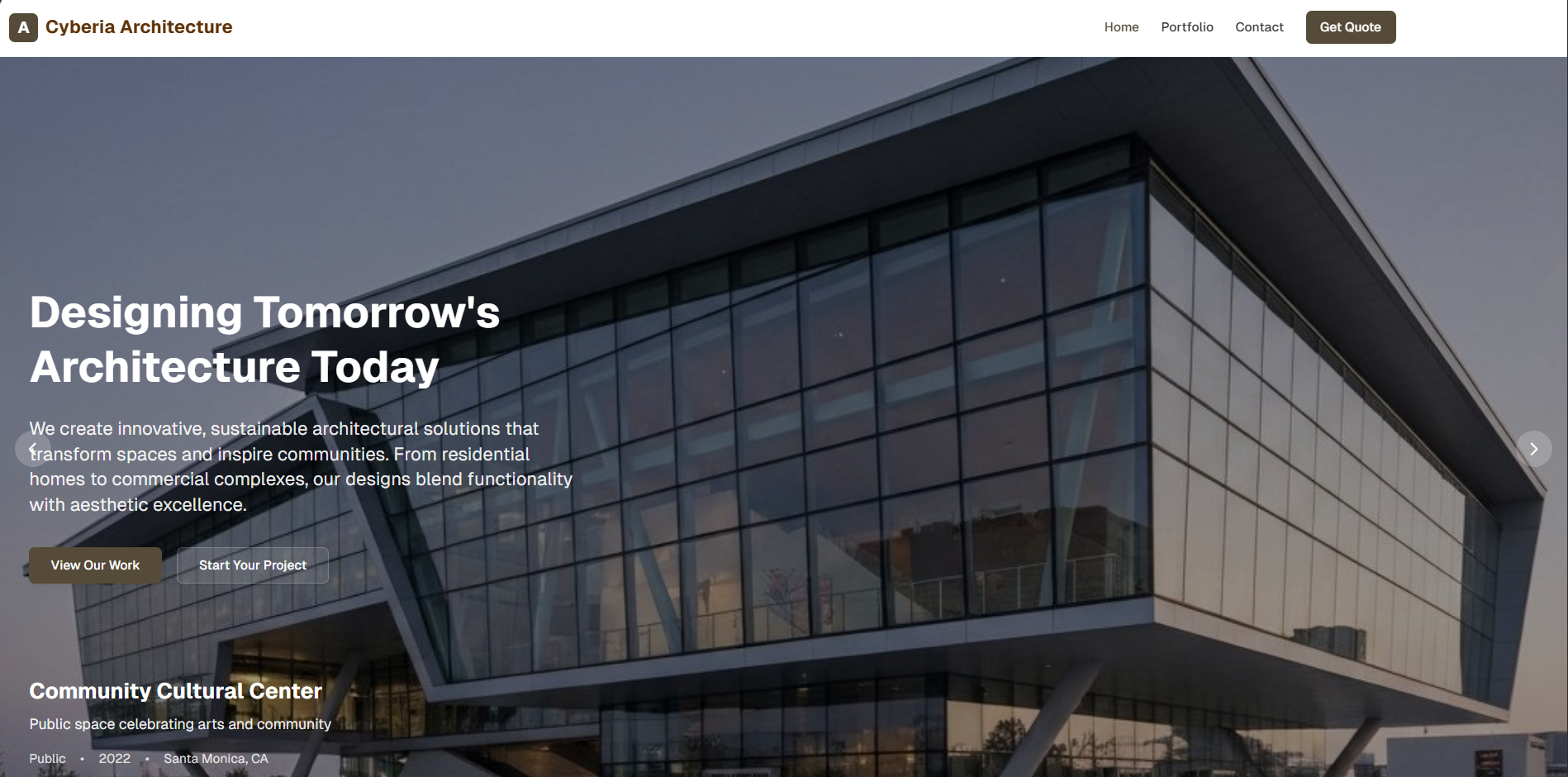 Architecture Firm Portfolio